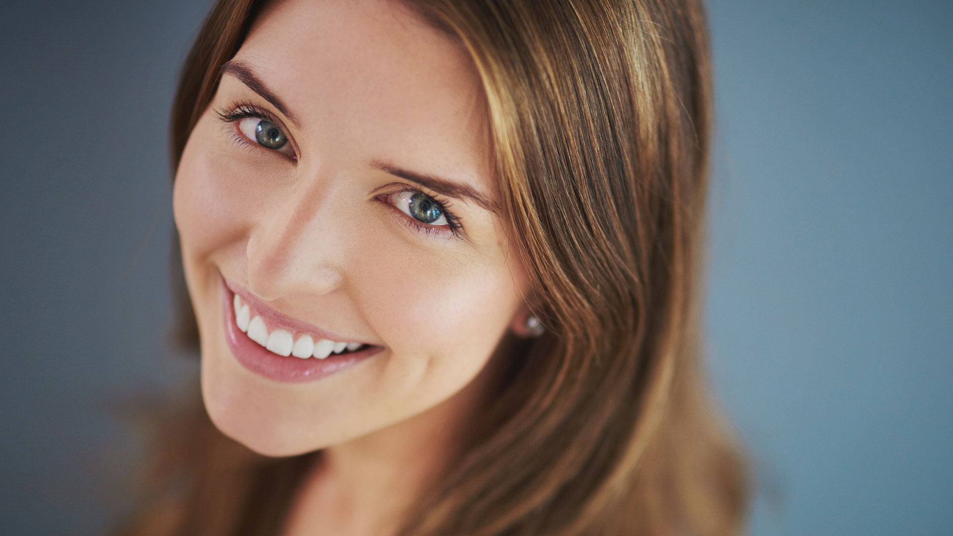 woman smiling